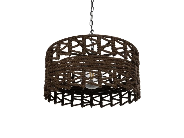 GLOBOSTAR® VERA 999-0069 Boho Κρεμαστό Φωτιστικό Οροφής με Ντουί 1 x E27 AC 220-240V IP20 - Καφέ - Μ50 x Π50 x Υ25cm GLOBOSTAR® VERA 999-0069 Boho Κρεμαστό Φωτιστικό Οροφής με Ντουί 1 x E27 AC 220-240V IP20 - Καφέ - Μ50 x Π50 x Υ25cm