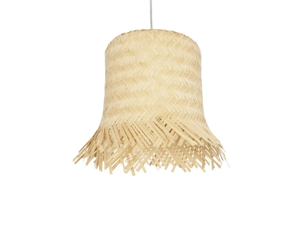GLOBOSTAR® HAWAII 999-0125 Boho Κρεμαστό Φωτιστικό Οροφής με Ντουί 1 x E27 AC 220-240V IP20 - Μπεζ - Μ30 x Π30 x Υ30cm