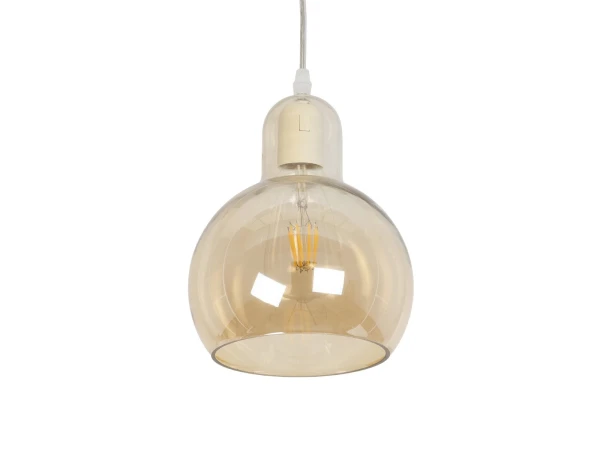 GLOBOSTAR® LUCREZIA 999-0143 Μοντέρνο Κρεμαστό Φωτιστικό Οροφής με Ντουί 1 x E27 AC 220-240V IP20 - Μελί - Μ18 x Π18 x Υ24cm GLOBOSTAR® LUCREZIA 999-0143 Μοντέρνο Κρεμαστό Φωτιστικό Οροφής με Ντουί 1 x E27 AC 220-240V IP20 - Μελί - Μ18 x Π18 x Υ24cm