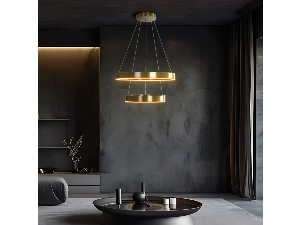 kelvo® VENOM KLV-101-0198 Κρεμαστό Φωτιστικό Οροφής LED 75W 7500lm 120° AC 220-240V IP20 Ρυθμιζόμενο Λευκό CCT με Χειριστήριο από 2700K έως 6000K Dimmable - Lumileds SMD Chip - Χρυσό Πλατίνα - Μ60 x Π60 x Υ40cm - 3 Χρόνια Εγγύηση kelvo® VENOM KLV-101-0198 Κρεμαστό Φωτιστικό Οροφής LED 75W 7500lm 120° AC 220-240V IP20 Ρυθμιζόμενο Λευκό CCT με Χειριστήριο από 2700K έως 6000K Dimmable - Lumileds SMD Chip - Χρυσό Πλατίνα - Μ60 x Π60 x Υ40cm - 3 Χρόνια Εγγύηση