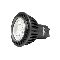 kelvo® KYRON 3° KLV-103-0002 Σποτ GU10 MR16 LED 3W 330lm CRI (Ra) ≥ 90 3° AC 220-240V IP20 Θερμό Λευκό 2700K Dimmable - CREE XPE Chip - Γκρι Ανθρακί Ματ - Μ5 x Π5 x Υ6cm - 3 Χρόνια Εγγύηση