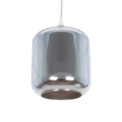 GLOBOSTAR® NEPTUNE 999-0149 Μοντέρνο Κρεμαστό Φωτιστικό Οροφής με Ντουί 1 x E27 AC 220-240V IP20 - Πολύχρωμο - Μ18 x Π18 x Υ25cm