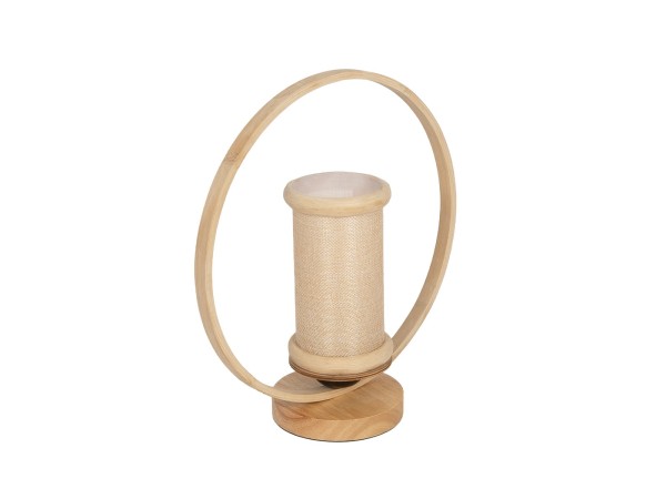 GLOBOSTAR® TULUMKO 02007 Boho Επιτραπέζιο Φωτιστικό Πορτατίφ με Ντουί 1 x E27 AC 220-240V IP20 - Μπεζ - Μ30 x Π12 x Υ32cm GLOBOSTAR® TULUMKO 02007 Boho Επιτραπέζιο Φωτιστικό Πορτατίφ με Ντουί 1 x E27 AC 220-240V IP20 - Μπεζ - Μ30 x Π12 x Υ32cm