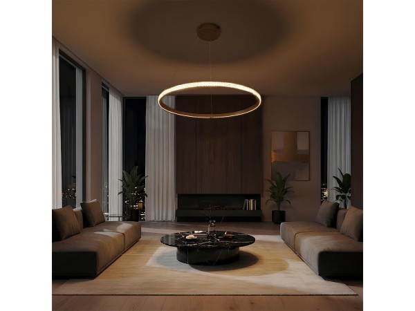 kelvo® DIAMOND KLV-101-0230 Κρεμαστό Φωτιστικό Οροφής LED 45W 4500lm 180° AC 220-240V IP20 Ρυθμιζόμενο Λευκό CCT με Χειριστήριο από 2700K έως 6000K Dimmable - Lumileds SMD Chip - Χρυσό Πλατίνα - Μ60 x Π60 x Υ3cm - 3 Χρόνια Εγγύηση kelvo® DIAMOND KLV-101-0230 Κρεμαστό Φωτιστικό Οροφής LED 45W 4500lm 180° AC 220-240V IP20 Ρυθμιζόμενο Λευκό CCT με Χειριστήριο από 2700K έως 6000K Dimmable - Lumileds SMD Chip - Χρυσό Πλατίνα - Μ60 x Π60 x Υ3cm - 3 Χρόνια Εγγύηση