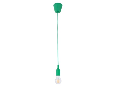 GLOBOSTAR® CABLITO 61556 Μοντέρνο Κρεμαστό Φωτιστικό Οροφής με Ντουί 1 x E27 AC 220-240V IP20 - Πράσινο - Μ4 x Π4 x Υ110cm