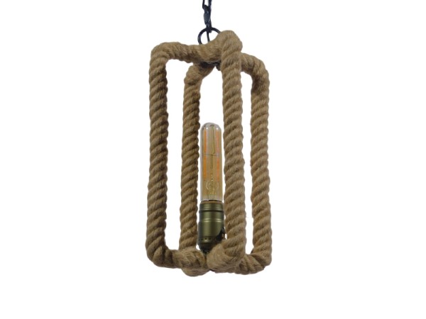 GLOBOSTAR® ELDORA 10001014 Vintage Κρεμαστό Φωτιστικό Οροφής με Ντουί 1 x E27 AC 220-240V IP20 - Μπεζ & Μπρούτζινο - Μ13 x Π13 x Υ30cm GLOBOSTAR® ELDORA 10001014 Vintage Κρεμαστό Φωτιστικό Οροφής με Ντουί 1 x E27 AC 220-240V IP20 - Μπεζ & Μπρούτζινο - Μ13 x Π13 x Υ30cm