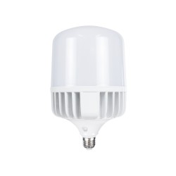 GLOBOSTAR® HIGHBAY 60068 Λάμπα E27 LED 58W 6580lm 260° AC 220-240V Αδιάβροχο IP44 Θερμό Λευκό 2700K - Lumileds SMD Chip - Λευκό Γαλακτερό - Μ15 x Π15 x Υ24cm - 3 Χρόνια Εγγύηση