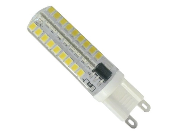 GloboStar® 115097 Λάμπα G9 LED SMD 2835 5.5W 530lm 320° AC 230V Σιλικόνης Dimmable Ψυχρό Λευκό 6000K GloboStar® 115097 Λάμπα G9 LED SMD 2835 5.5W 530lm 320° AC 230V Σιλικόνης Dimmable Ψυχρό Λευκό 6000K