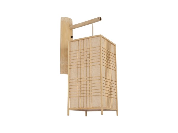 GLOBOSTAR® KOMO 01976 Boho Φωτιστικό Τοίχου - Απλίκα με Ντουί 1 x E27 AC 220-240V IP20 - Μπεζ - Μ20 x Π30 x Υ60cm GLOBOSTAR® KOMO 01976 Boho Φωτιστικό Τοίχου - Απλίκα με Ντουί 1 x E27 AC 220-240V IP20 - Μπεζ - Μ20 x Π30 x Υ60cm
