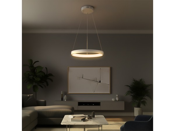 kelvo® NEMESIS KLV-101-0209 Κρεμαστό Φωτιστικό Οροφής LED 45W 4500lm 180° AC 220-240V IP20 Ρυθμιζόμενο Λευκό CCT με Χειριστήριο από 2700K έως 6000K Dimmable - Lumileds SMD Chip - Λευκό Ματ - Μ60 x Π60 x Υ4cm - 3 Χρόνια Εγγύηση kelvo® NEMESIS KLV-101-0209 Κρεμαστό Φωτιστικό Οροφής LED 45W 4500lm 180° AC 220-240V IP20 Ρυθμιζόμενο Λευκό CCT με Χειριστήριο από 2700K έως 6000K Dimmable - Lumileds SMD Chip - Λευκό Ματ - Μ60 x Π60 x Υ4cm - 3 Χρόνια Εγγύηση