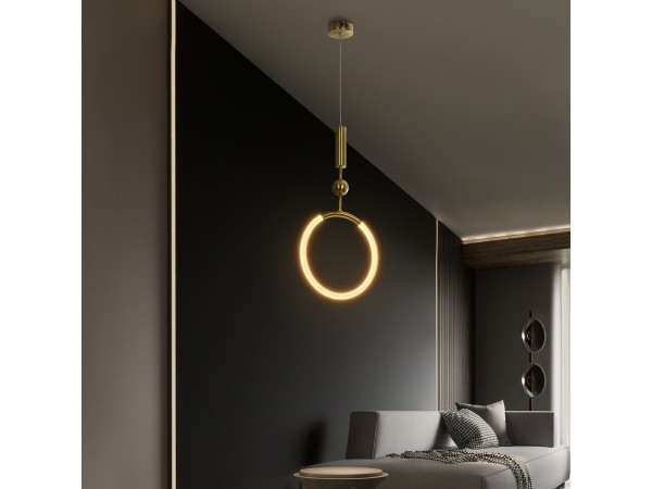 kelvo® GLOW KLV-101-0175 Κρεμαστό Φωτιστικό Οροφής LED 18W 1800lm 360° AC 220-240V IP20 Ρυθμιζόμενο Λευκό CCT με On/Off 2700K/4500K/6000K - Lumileds SMD Chip - Χρυσό Πλατίνα - Μ30 x Π6 x Υ60cm - 3 Χρόνια Εγγύηση kelvo® GLOW KLV-101-0175 Κρεμαστό Φωτιστικό Οροφής LED 18W 1800lm 360° AC 220-240V IP20 Ρυθμιζόμενο Λευκό CCT με On/Off 2700K/4500K/6000K - Lumileds SMD Chip - Χρυσό Πλατίνα - Μ30 x Π6 x Υ60cm - 3 Χρόνια Εγγύηση