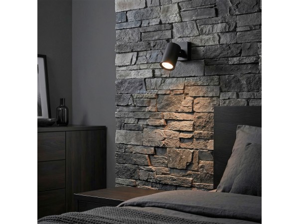 kelvo® SPOTA KLV-101-0134-V2 Κινούμενο Φωτιστικό Σποτ Τοίχου για Λάμπα MR16 με Ντουί GU10 AC 220-240V IP20 - Μαύρο Ματ - Μ7 x Π6 x Υ14cm kelvo® SPOTA KLV-101-0134-V2 Κινούμενο Φωτιστικό Σποτ Τοίχου για Λάμπα MR16 με Ντουί GU10 AC 220-240V IP20 - Μαύρο Ματ - Μ7 x Π6 x Υ14cm