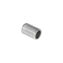 GLOBOSTAR® THREADEDTUBE 77556 Μεταλλικός DIY Σύνδεσμος / Μαστός με M10 Σπείρωμα για Φωτιστικά - Μ1.5 x Π1 x Υ1cm