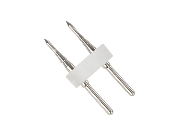 GLOBOSTAR® LIGHTUBE-AB 70650 Καρφάκι Σύνδεσης για Φωτοσωλήνα LED Αδιάβροχο IP65 - Λευκό - Μ2.2 x Π1 x Υ0.4cm