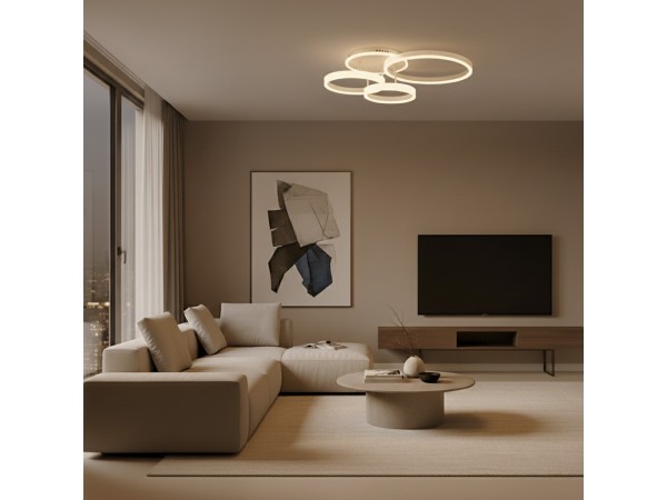 kelvo® VENOM KLV-101-0185 Φωτιστικό Οροφής LED 100W 10000lm 360° AC 220-240V IP20 Ρυθμιζόμενο Λευκό CCT με Χειριστήριο από 2700K έως 6000K Dimmable - Lumileds SMD Chip - Λευκό Ματ - Μ70 x Π40 x Υ16cm - 3 Χρόνια Εγγύηση kelvo® VENOM KLV-101-0185 Φωτιστικό Οροφής LED 100W 10000lm 360° AC 220-240V IP20 Ρυθμιζόμενο Λευκό CCT με Χειριστήριο από 2700K έως 6000K Dimmable - Lumileds SMD Chip - Λευκό Ματ - Μ70 x Π40 x Υ16cm - 3 Χρόνια Εγγύηση