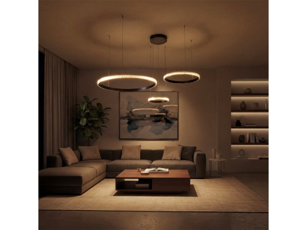 kelvo® DIAMOND KLV-101-0243 Κρεμαστό Φωτιστικό Οροφής LED 100W 10000lm 180° AC 220-240V IP20 Ρυθμιζόμενο Λευκό CCT με Χειριστήριο από 2700K έως 6000K Dimmable - Lumileds SMD Chip - Μαύρο Ματ - Μ110 x Π110 x Υ60cm - 3 Χρόνια Εγγύηση kelvo® DIAMOND KLV-101-0243 Κρεμαστό Φωτιστικό Οροφής LED 100W 10000lm 180° AC 220-240V IP20 Ρυθμιζόμενο Λευκό CCT με Χειριστήριο από 2700K έως 6000K Dimmable - Lumileds SMD Chip - Μαύρο Ματ - Μ110 x Π110 x Υ60cm - 3 Χρόνια Εγγύηση