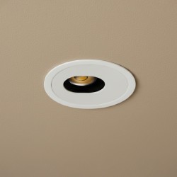 kelvo® ASYMMETRICAL KLV-101-0131 Χωνευτό Φωτιστικό Downlight Σποτ LED 7W 840lm 15°x30° AC 220-240V IP20 Θερμό Λευκό 2700K - Bridgelux COB Chip & TÜV SÜD Driver - Λευκό Ματ - Μ8.3 x Π8.3 x Υ8.2cm / Q7.3cm - 5 Χρόνια Εγγύηση
