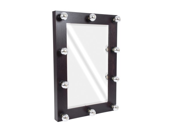 GloboStar® MAKEUP MIRROR-60x90-2 Μοντέρνος Καθρέπτης Μακιγιάζ με Πλαίσιο Φυσικού Ξύλου με Διακόπτη On/Off 10 x E27 AC220-240V - Μ60 x Π7 x Υ90cm - Καφέ Wenge GloboStar® MAKEUP MIRROR-60x90-2 Μοντέρνος Καθρέπτης Μακιγιάζ με Πλαίσιο Φυσικού Ξύλου με Διακόπτη On/Off 10 x E27 AC220-240V - Μ60 x Π7 x Υ90cm - Καφέ Wenge