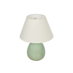 GLOBOSTAR® CESTA 204-0182 Μοντέρνο Επιτραπέζιο Φωτιστικό Πορτατίφ με Ντουί 1 x E27 AC 220-240V IP20 - Λαδί & Μπεζ - Μ22 x Π22 x Υ30cm