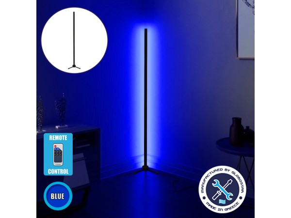 Μοντέρνο Minimal Επιδαπέδιο Μαύρο Φωτιστικό 100cm LED 16 Watt με Ασύρματο Χειριστήριο RF & Dimmer Μπλε GloboStar ALIEN Design GLOBO-100-6 Μοντέρνο Minimal Επιδαπέδιο Μαύρο Φωτιστικό 100cm LED 16 Watt με Ασύρματο Χειριστήριο RF & Dimmer Μπλε GloboStar ALIEN Design GLOBO-100-6