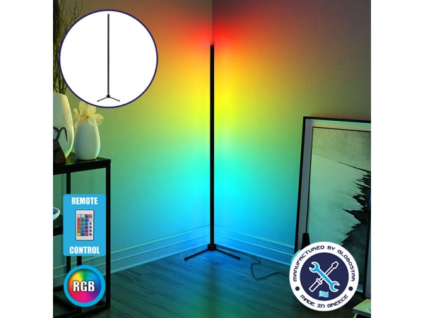 Μοντέρνο Minimal Επιδαπέδιο Μαύρο Φωτιστικό 200cm LED 32 Watt με Ασύρματο Χειριστήριο RF & Dimmer RGB GloboStar ALIEN Design GLOBO-200-8 Μοντέρνο Minimal Επιδαπέδιο Μαύρο Φωτιστικό 200cm LED 32 Watt με Ασύρματο Χειριστήριο RF & Dimmer RGB GloboStar ALIEN Design GLOBO-200-8