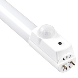 GLOBOSTAR® PARKING 61499 Λάμπα T8 G13 Τύπου Φθορίου 120cm Τεχνολογίας Smart Group Linkable Control System 2.4Ghz με Αισθητήρα Κίνησης Microwave LED 16W 2000lm 220° AC 220-240V IP20 Ψυχρό Λευκό 6000K - Lumileds SMD Chip - Λευκό Γαλακτερό - Μ120 x Π3 x Υ4.7