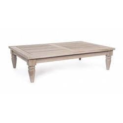 Τραπέζι Μέσης Bali Ξύλινο 120x80x30 εκ. - Μπεζ