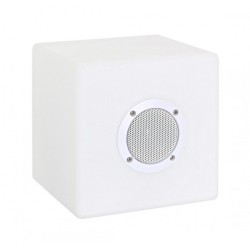 Επιτραπέζιο Φωτιστικό Ηχείο Bluetooth Cube 20 εκ. - Πολύχρωμο