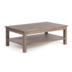 Τραπέζι Μέσης Κήπου Brasilia  Ξύλινο Mango 110x65x40εκ. - Καφέ