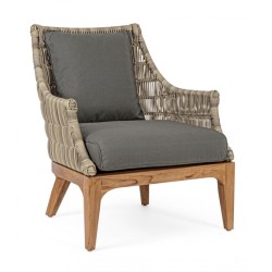 Πολυθρόνα Keilani 69x73x80.5εκ - Γκρι