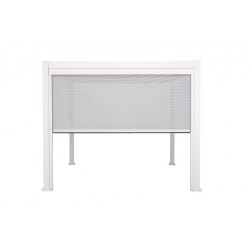 Πλευρική Κουρτίνα   Ocean Μεταλλικό Λευκό 279x10x235 εκ. - Λευκό