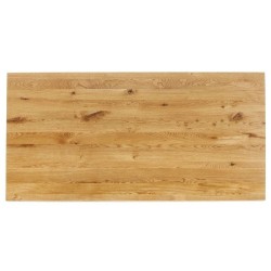 Επιφάνεια Τραπεζιού Tavola Straight Edge Δρυς Καφέ 160x80 εκ. 160x80x44684εκ - Μπεζ