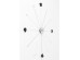 Ρολόι Τοίχου Umbrella Chrome Ασημί Ø100 εκ. 100x6x100εκ - Ασημί