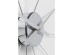 Ρολόι Τοίχου Umbrella Chrome Ασημί Ø100 εκ. 100x6x100εκ - Ασημί Ρολόι Τοίχου Umbrella Chrome Ασημί Ø100 εκ. 100x6x100εκ - Ασημί