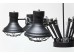 Φωτιστικό οροφής Spider Multi 6-φωτο 110x110x60εκ E14 - Μαύρο Φωτιστικό οροφής Spider Multi 6-φωτο 110x110x60εκ E14 - Μαύρο