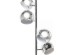 Φωτιστικό Δαπέδου Calotta 5-lite Ασημί 40x44706x200εκ Ε14 - Ασημί Φωτιστικό Δαπέδου Calotta 5-lite Ασημί 40x44706x200εκ Ε14 - Ασημί