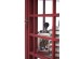 Βιτρίνα Τηλεφωνικός Θάλαμος London Κόκκινος 53x50.7x140εκ - Κόκκινο