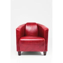 Πολυθρόνα Cigar Lounge Κόκκινη 72x83x70εκ - Κόκκινο