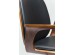 Καρέκλα γραφείου Patron Walnut Καφέ 66,5x56x101 εκ - Μαύρο