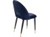 Καρέκλα Iris Velvet Μπλε (Σετ 2) 49x54x84εκ - Μπλε