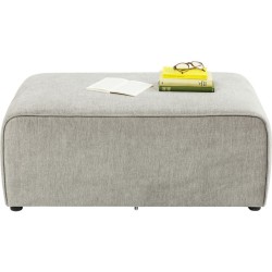 Ταμπουρέ Infinity Pouff 50 Elements Γκρι 100x50 εκ. 100x50x41εκ - Γκρι