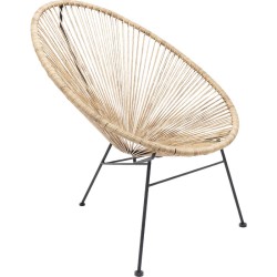 Καρέκλα Spaghetti Μπεζ 81x88x77 εκ - Μπεζ