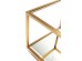 Τραπέζι μέσης Luigi Χρυσό (4/Set) 100x100x42.5εκ - Χρυσό Τραπέζι μέσης Luigi Χρυσό (4/Set) 100x100x42.5εκ - Χρυσό