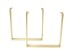Βάση Τραπεζιού Tavola Brass Μεταλλικό Χρυσό (Σετ 2) 70x7.5x71εκ - Χρυσό
