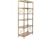 Βιβλιοθήκη  Loft Amber Μεταλλική Χρυσή 220*100*46εκ. - Χρυσό
