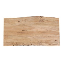 Επιφάνεια Τραπεζιού Tavola Tree Edge Ακακία Ανοιχτό Καφέ 160x80 εκ. 160x80x44684εκ - Καφέ