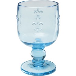 Ποτήρι κρασιού Goblet Τιρκουάζ 8,7x8,7x14,6 εκ. - Μπλε