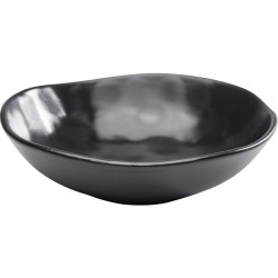 Μπωλ Organic Black Κεραμικό 22x22x5 εκ - Μαύρο