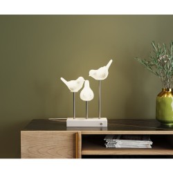 Φωτιστικό επιτραπέζιο Birds LED 35x25x52εκ - Λευκό