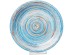 Πιάτο Swirl Blue Ø27cm - Λευκό